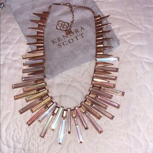 Kendra Scott Rose Gold Statement Necklace